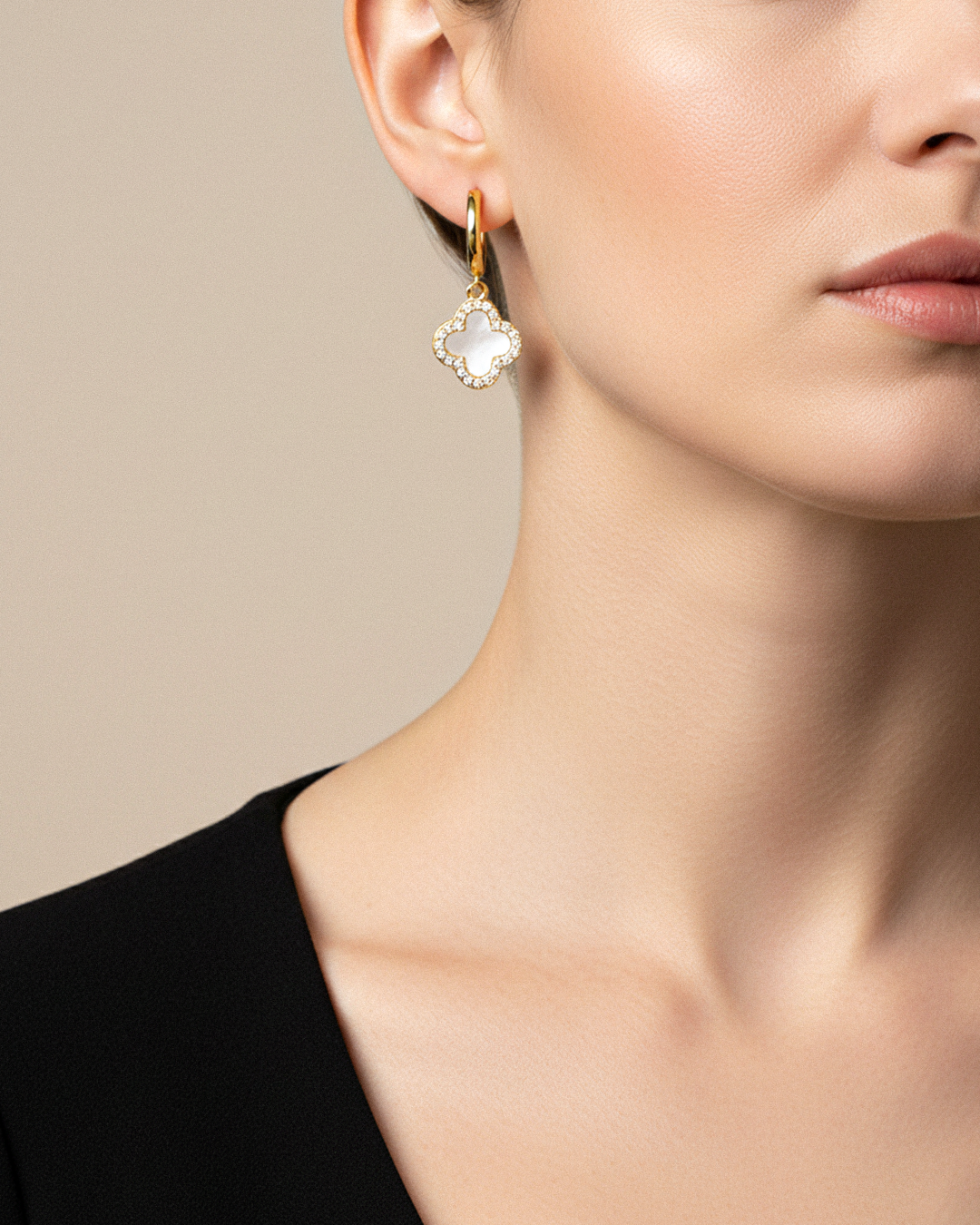 Klee Diamant Ohrringe