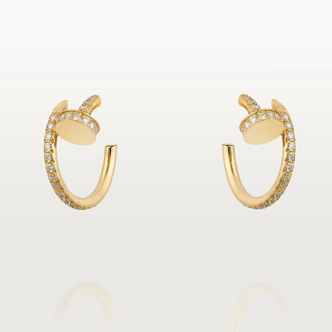 Nagel Diamant Ohrringe