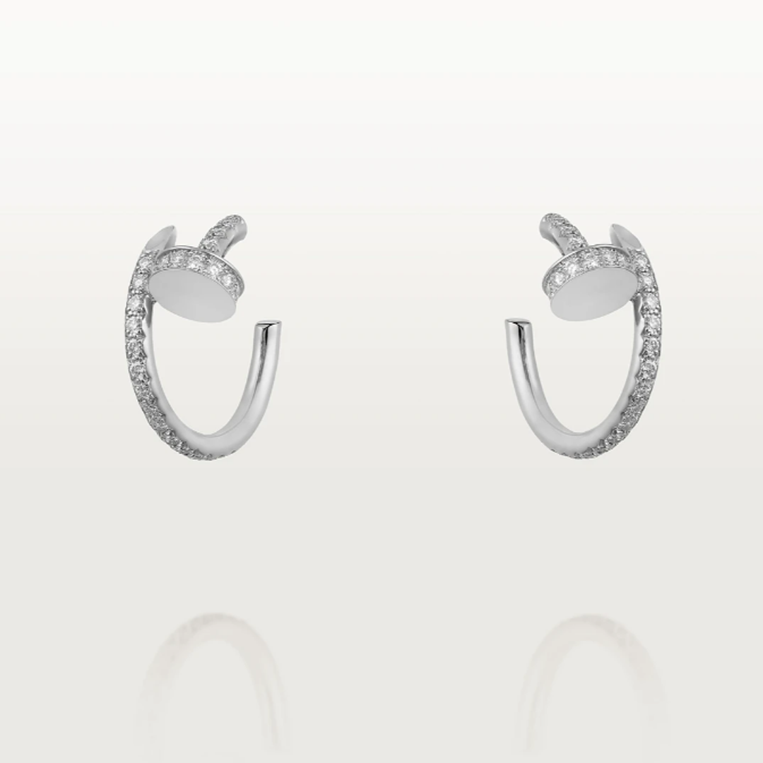 Nagel Diamant Ohrringe