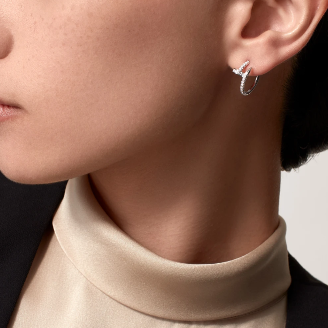 Nagel Diamant Ohrringe
