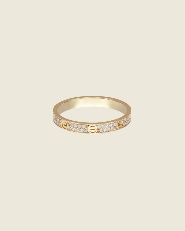 Love Diamant Ring - schmal