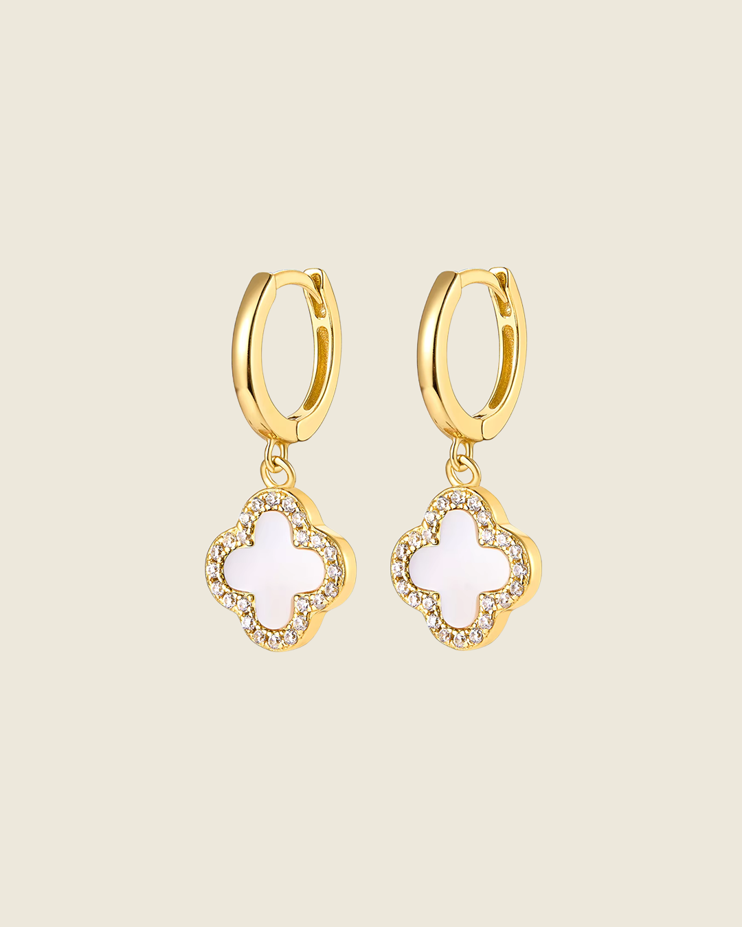 Klee Diamant Ohrringe