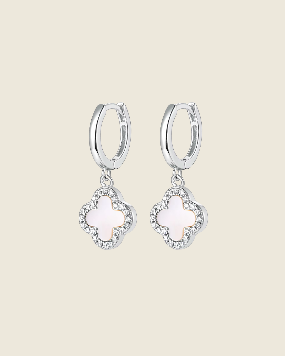 Klee Diamant Ohrringe